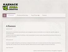 Tablet Screenshot of kaenace.net